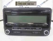 Volkswagen Golf MK6 2009-2012 Cd Player Radio Head Unit + CODE 1K0035186AA